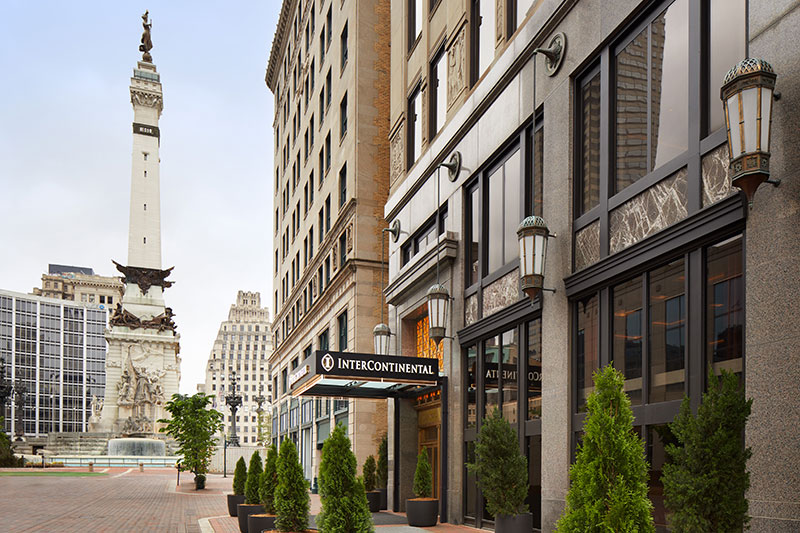 exterior of intercontinental indianapolis entrance