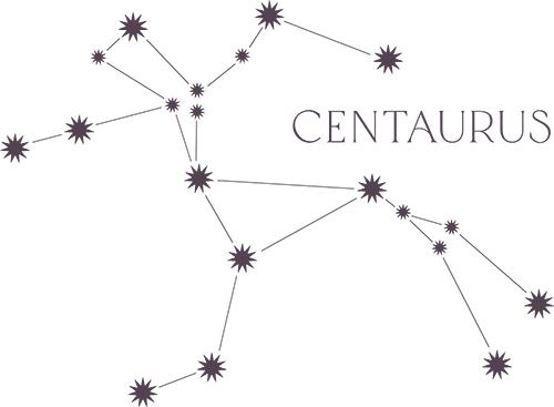 Astrea Centaurus Constellation Graphic