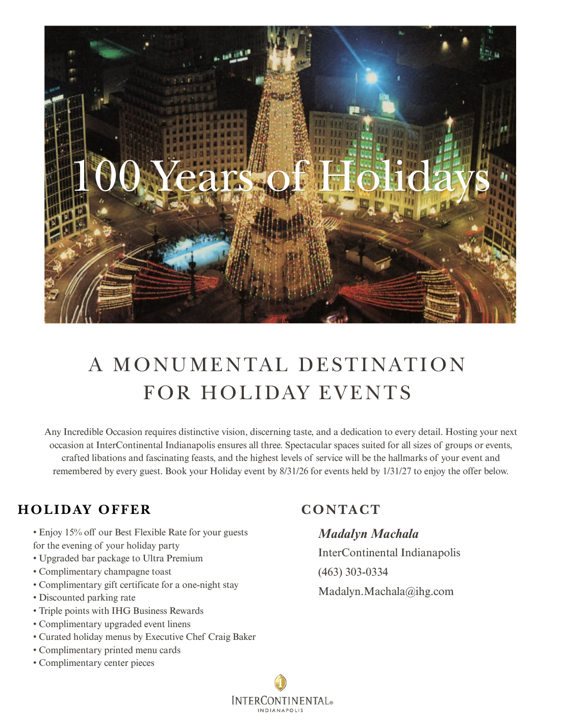 Astrea holiday party flyer page 1